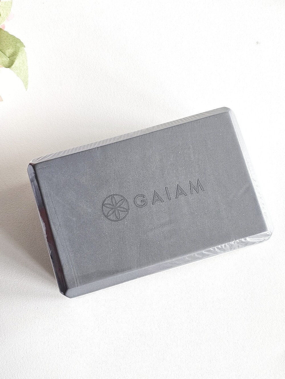 Gaiam Gray Foam Yoga Block Pilates Stretch Stretching Fitness Prop NEW Sealed